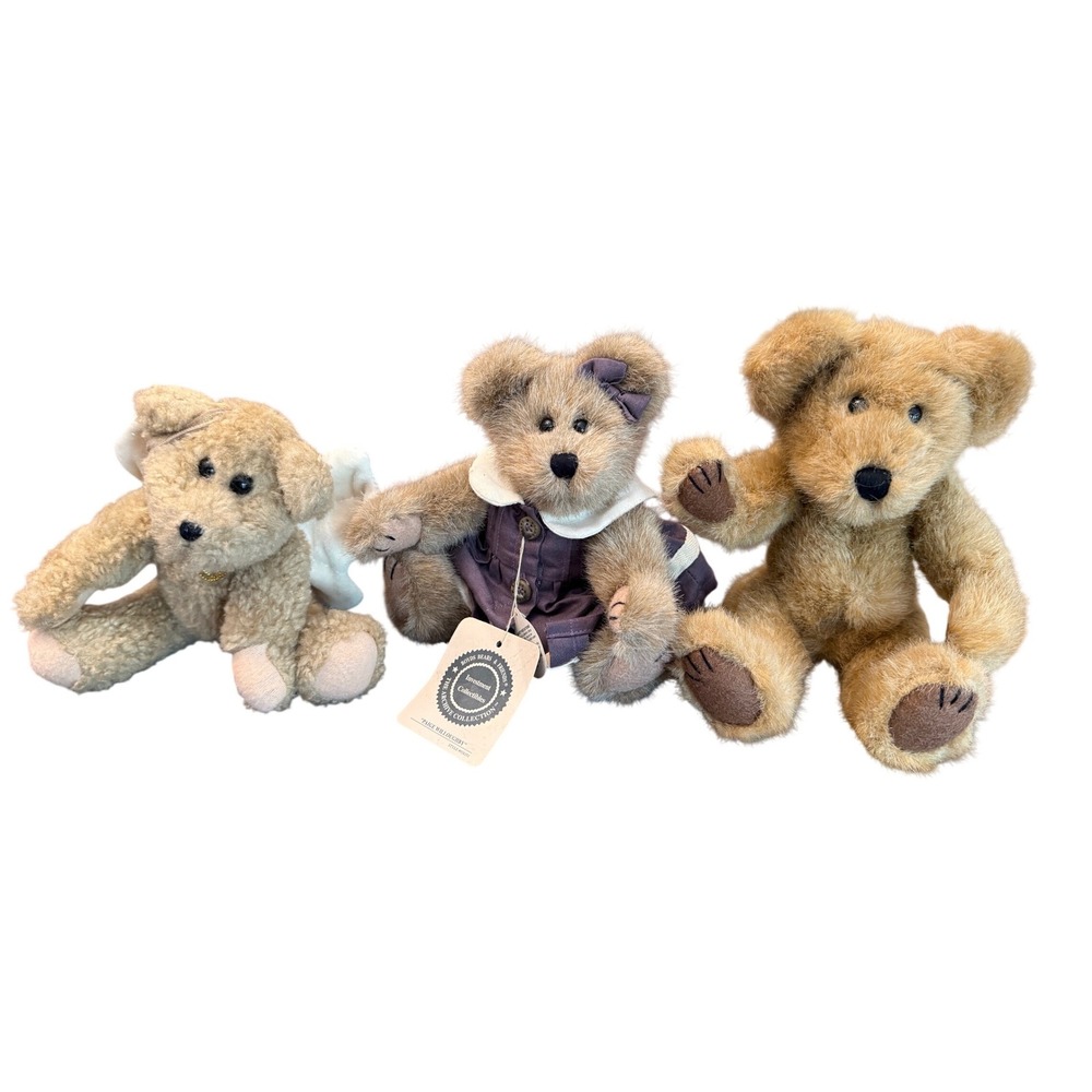 Boyds Bears & Friends Archive Collection Paige Willoughby Angel Bear Lot of 3